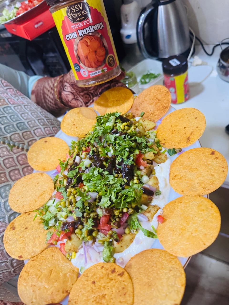 Khakhra Chaat Bowl